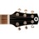 Blackstar Carry-On Travel Guitar-Black-HEAD-FRONT