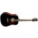 Brunswick BD200 Dreadnought Acoustic Guitar Black Front