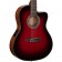 Cort Jade E Nylon Burgundy Red Burst Body