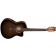 Cort Jade E Nylon Dark Brown Burst Front