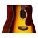 Guild D-40 Traditional Antique Sunburst body detail 2