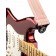 D'Addario Auto Lock Guitar Strap New Rose On Guitar