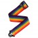 D’Addario Auto Lock Guitar Strap Rainbow