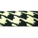 Dog Days Houndstooth True Vintage 3-Inch Wide Guitar Strap (Limited Edition) Close Up