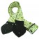 Dog Days Green Mandala 2-Inch Wide Guitar Strap