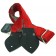 Dog Days Red and Grey 2-Inch Wide Guitar Strap