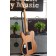 Fender American Acoustasonic Telecaster Surf Green Back Angle Actual