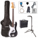 Encore E4 Left Handed Bass Guitar Package Black Main