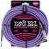 Ernie Ball 25 Foot Braided Straight/Angle Instrument Cable Purple Front