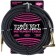 Ernie Ball 10 Foot Braided Straight Angle Instrument Cable Black with Gold Plugs Front