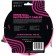 Ernie Ball 10 Foot Braided Straight/Angle Instrument Cable Neon Pink Back