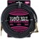 Ernie Ball 18 Foot Braided Straight/Angle Instrument Cable Black With Gold Plugs Front