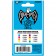 Ernie Ball Everlast Picks Blue .48mm Bag Of 12 Bag Back
