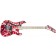 EVH Striped Series 5150 Red, Black and White Stripes