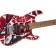 EVH Striped Series Frankie Electric Guitar Red White Black Relic Body Detail