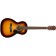 Fender CP-60S Sunburst Acoustic Parlour Guitar Flat