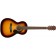 Fender CP-60S Sunburst Acoustic Parlour Guitar Flat