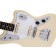 Fender Johnny Marr Jaguar Guitar Olympic White Bady Angle 1