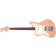 Fender MIJ Traditional ‘60s Jazzmaster Left Handed Special Run Flamingo Pink With Matching Headstock Front