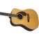 Fender Paramount PM-1 Deluxe Dreadnought Natural Body Angle