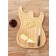 Fender Strat Bamboo Chopping Cutting Board with Wine