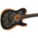 Fender American Acoustasonic Telecaster Black Paisley Body Angle