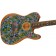 Fender American Acoustasonic Telecaster Ebony Fingerboard Blue Flower Body Angle