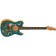 Fender American Acoustasonic Telecaster Ebony Fingerboard Blue Paisley Front Angle