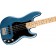 Fender American Performer Precision Bass Satin Lake Placid Blue Body Angle