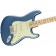 Fender American Performer Stratocaster Satin Lake Placid Blue Body Angle