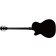 Fender CB-60SCE Black Acoustic Bass Guitar Back