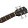 Fender CB-60SCE Black Acoustic Bass Guitar Headstock