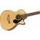 Fender CB-60SCE Natural Acoustic Bass Guitar Body Angle