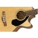 Fender CB-60SCE Natural Acoustic Bass Guitar Body Detail