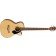 Fender CB-60SCE Natural Acoustic Bass Guitar Front Angle