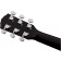 Fender CD-60S Acoustic Guitar Black Headstock Back