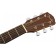 Fender CP-60S Sunburst Acoustic Parlour Guitar Headstock Back