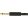 Fender Deluxe Series Instrument Cable 15 Foot Black Tweed Jack End