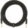 Fender Deluxe Series Instrument Cable 18.6 Foot Black Tweed No Packaging