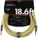 Fender Deluxe Series Instrument Cable 18.6 Foot Tweed Front