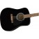 Fender FA-115 Dreadnought Pack Black Walnut Fingerboard Body Angle