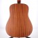 Fender FA-15 3/4 Acoustic Guitar With Gig Bag Moonlight Burst B Stock Body Back