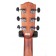 Fender FA-15 3/4 Acoustic Guitar With Gig Bag Moonlight Burst B Stock Headstock Back