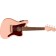 Fender Fullerton Jazzmaster Ukulele Shell Pink Front Angle