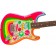 Fender George Harrison Rocky Stratocaster Hand Painted Rocky Artwork Over Sonic Blue Body Angle