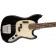 Fender JMJ Road Worn Mustang Bass Black Body Angle