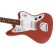 Fender Johnny Marr Jaguar Rosewood Fingerboard Metallic KO Front Body Angle