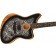 Fender Limited Edition American Acoustasonic Jazzmaster Black Paisley Body Angle
