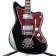 Fender Limited Edition Made In Japan Traditional 60s Jazzmaster HH Black, Matching Headstock (B Stock)