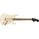 Fender Limited Edition Mahogany Blacktop Stratocaster HHH Olympic White Gold Hardware Front